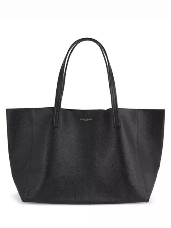 Kurt Geiger Handbags - KURT GEIGER LONDON Violet Large black Leather Shopper Tote mint condition